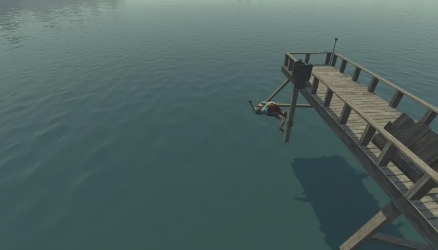 Sekiro jumping off bridge vs Genichiro.