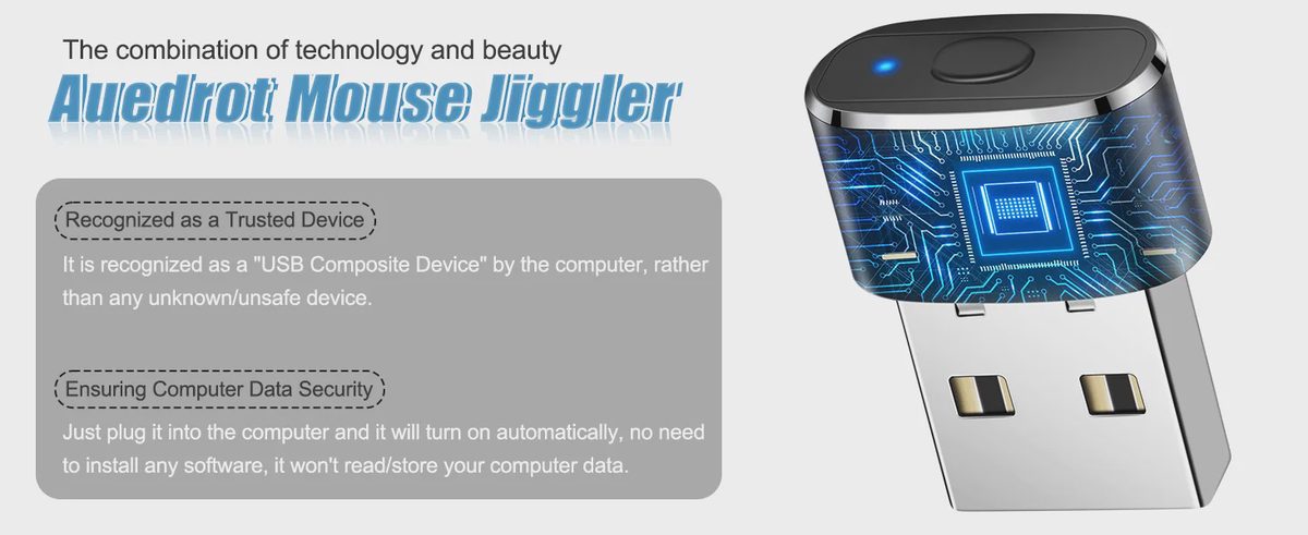 AUEDROT Mouse Jiggler Review: The $10 USB Mover That Keeps Your PC Awake