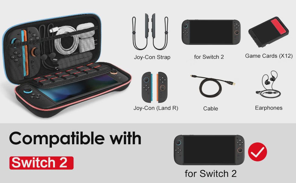 ivoler Carrying Case for Nintendo Switch 2 (2025) – Hard Shell Travel Case Review